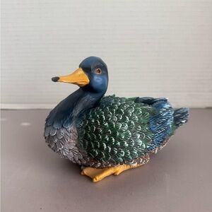 Colorful Duck Bird Figurine